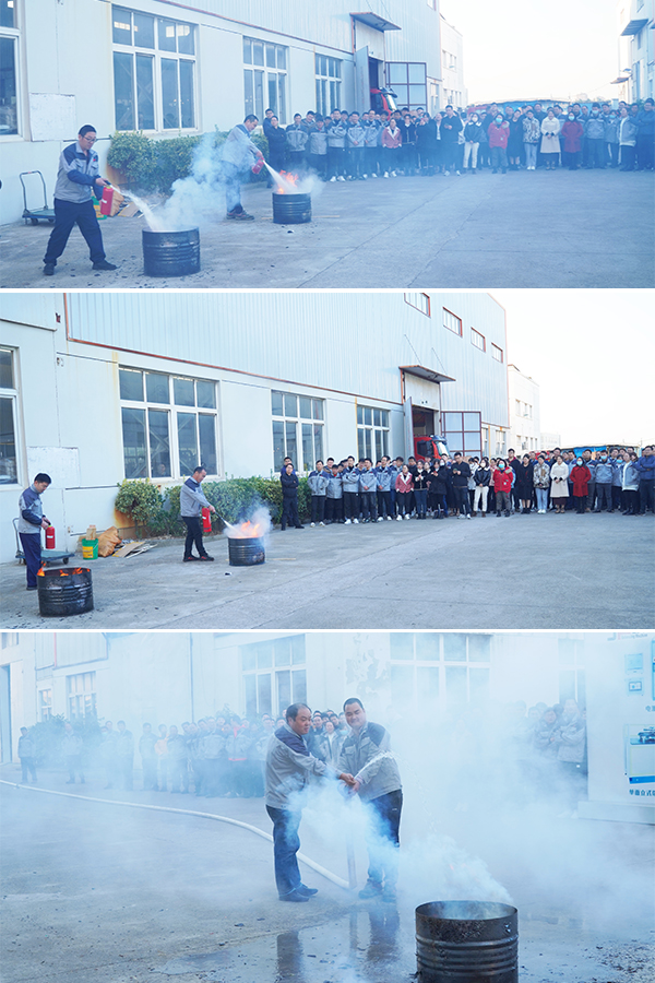 上海劍平動平衡機(jī)消防演習(xí)