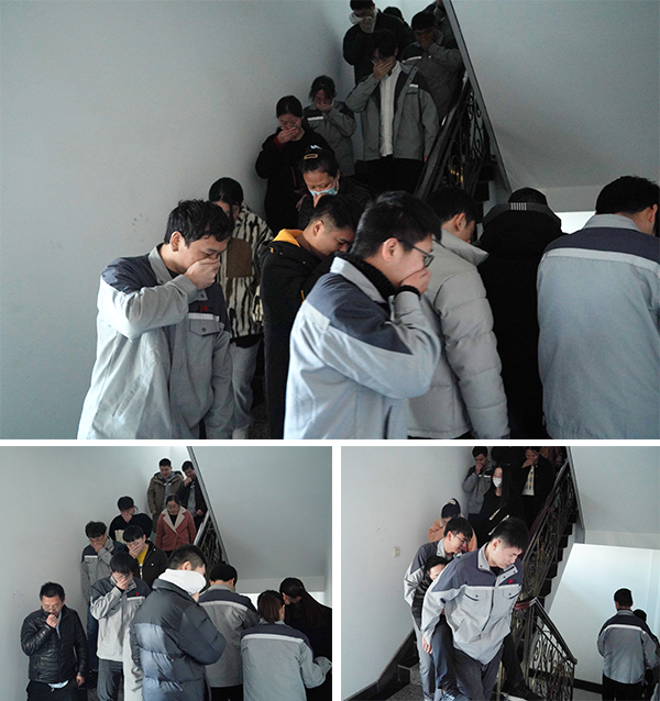 上海劍平動平衡機(jī)消防演習(xí)