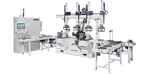 全自動(dòng)制動(dòng)盤(pán)平衡機(jī)五工位流水線 全自動(dòng)制動(dòng)盤(pán)平衡機(jī)五工位流水線