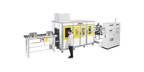 全自動(dòng)輪轂平衡端徑跳打標(biāo)檢測線 全自動(dòng)輪轂平衡端徑跳打標(biāo)檢測線